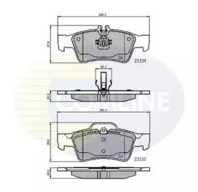 Comline CBP01118 Brake pads Comline CBP01118 Brake pads