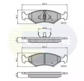 Comline CBP0118 Brake pads Comline CBP0118 Brake pads