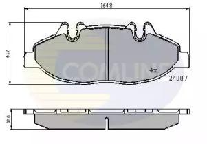 Comline CBP01305 Brake pads Comline CBP01305 Brake pads