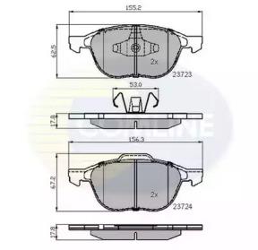 Comline CBP01323 Brake pads