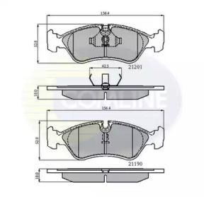 Comline CBP0150 Колодки тормозные