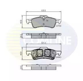 Comline CBP01550 Brake pads Comline CBP01550 Brake pads
