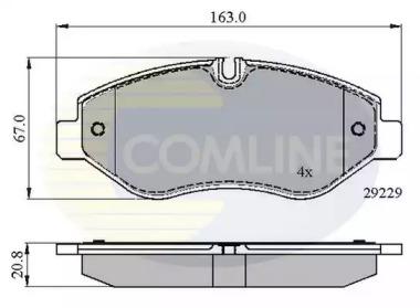Comline CBP01616 Brake pads Comline CBP01616 Brake pads