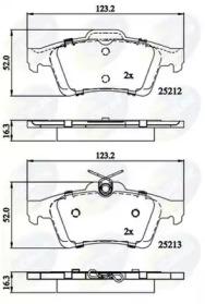 Comline CBP01629 Brake pads Comline CBP01629 Brake pads