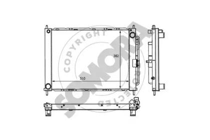 Somora 241140B Радіатор охолодження двигуна Somora 241140B Радіатор охолодження двигуна