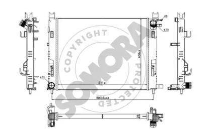 Somora 241340A Радіатор Somora 241340A Радіатор