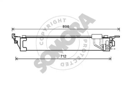 Somora 243466 Масляний радіатор АКПП Somora 243466 Масляний радіатор АКПП