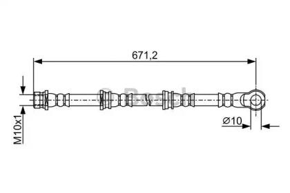 Bosch 1 987 481 965 Hose assy brake Bosch 1 987 481 965 Hose assy brake