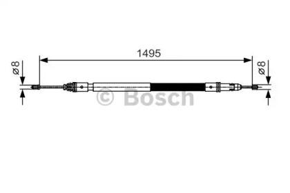 Bosch 1 987 482 118 Трос стояночного гальма
