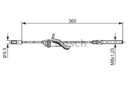 Bosch 1 987 482 279 Brake cable