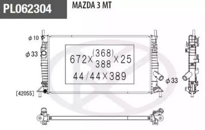 NPS M156A71 Радіатор NPS M156A71 Радіатор