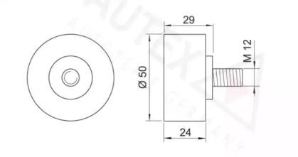 Autex 651632 Ролик обводной ремня грм Autex 651632 Ролик обводной ремня грм
