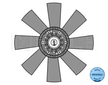 Meyle 834 234 0007 Fan and motor assy