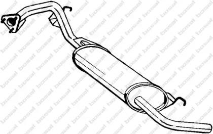 Bosal 163-213 Schalldaempfer Bosal 163-213 Schalldaempfer