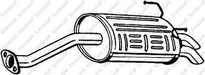 Bosal 163-397 Schalldaempfer Bosal 163-397 Schalldaempfer
