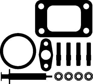 Elring 286.600 Gasket kit-turb
