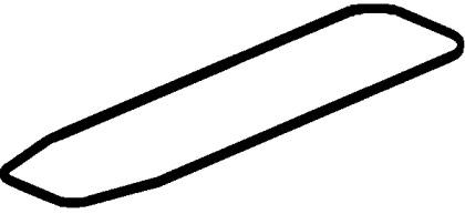 Elring 390.040 Прокладка піддону оливи Elring 390.040 Прокладка піддону оливи