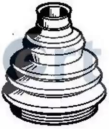 ERT 500030T Dust boot kit axle joint ERT 500030T Dust boot kit axle joint