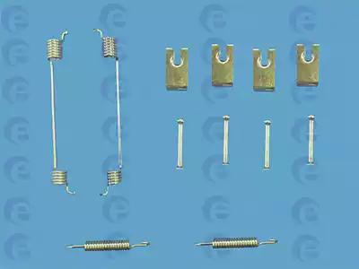 ERT 310054 Монтажний комплект гальмівних колодок