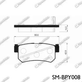 SpeedMate SM-BPY008 Brake pads SpeedMate SM-BPY008 Brake pads