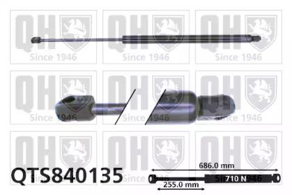 Quinton Hazell QTS840135 Пружина газова кришки багажника Quinton Hazell QTS840135 Пружина газова кришки багажника