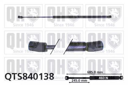 Quinton Hazell QTS840138 Пружина газова кришки багажника