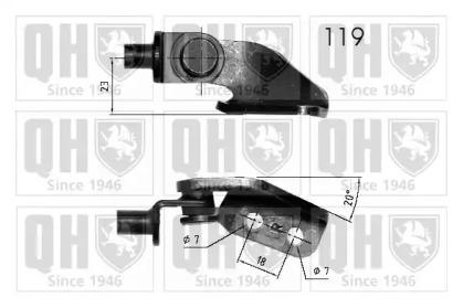Quinton Hazell QTS840250 Пружина газова кришки багажника Quinton Hazell QTS840250 Пружина газова кришки багажника