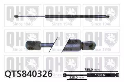 Quinton Hazell QTS840326 Пружина газова Quinton Hazell QTS840326 Пружина газова