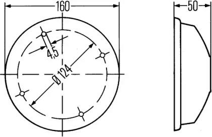 Hella 2JA 001 335-011 Innenleuchte
