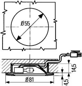 Hella 2JA 009 208-011 Освещение салона