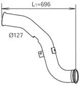 Dinex 21287 Exhaust pipe Dinex 21287 Exhaust pipe