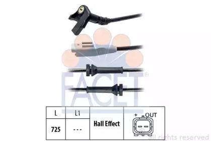 Facet 21.0092 ABS sensor Facet 21.0092 ABS sensor