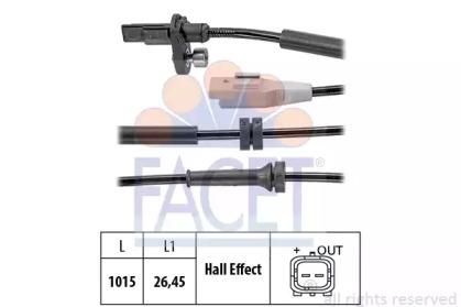 Facet 21.0096 Датчик ABS Facet 21.0096 Датчик ABS