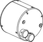 Dinex 21467 Середній глушник вихлопних газів Dinex 21467 Середній глушник вихлопних газів