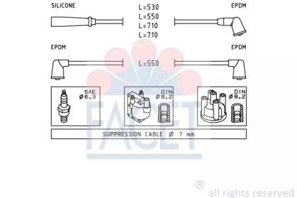 Facet 4.9413 Zuendkabel Facet 4.9413 Zuendkabel
