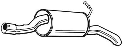 Walker 22655 Глушник вихлопних газів кінцевий Walker 22655 Глушник вихлопних газів кінцевий