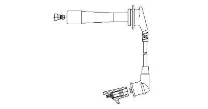 Bremi 6A26E29 Високовольтний дріт
