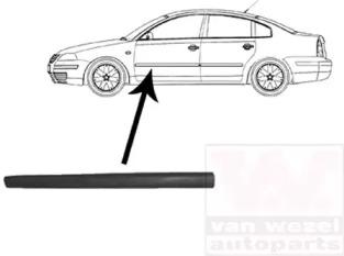Van Wezel 5836423 Moulding assy plastic Van Wezel 5836423 Moulding assy plastic