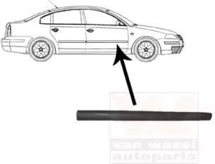 Van Wezel 5836424 Moulding assy plastic Van Wezel 5836424 Moulding assy plastic