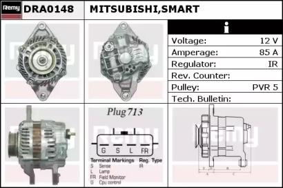Remy DRA0148 Alternator assy