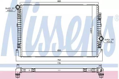 Nissens 65341 Радіатор Nissens 65341 Радіатор