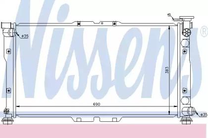 Nissens 66615 Радіатор Nissens 66615 Радіатор