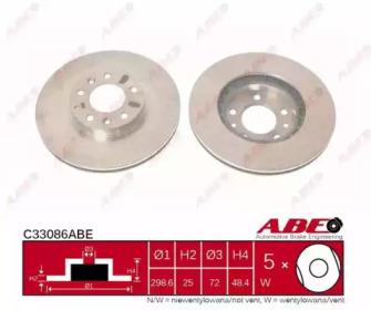ABE C33086ABE Brake disc