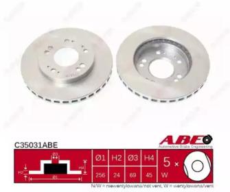 ABE C35031ABE Brake disc ABE C35031ABE Brake disc