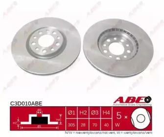ABE C3D010ABE Brake disc ABE C3D010ABE Brake disc