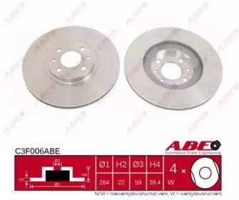 ABE C3F006ABE Brake disc ABE C3F006ABE Brake disc