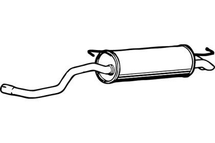Fenno P7524 Глушник вихлопних газів кінцевий Fenno P7524 Глушник вихлопних газів кінцевий