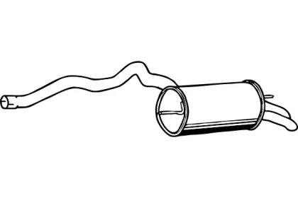 Fenno P7540 Глушник вихлопних газів кінцевий