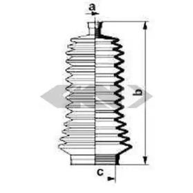 GKN-Spidan 83846 Пильник рульової рейки GKN-Spidan 83846 Пильник рульової рейки