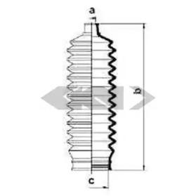 GKN-Spidan 83854 Пильник рульової рейки
